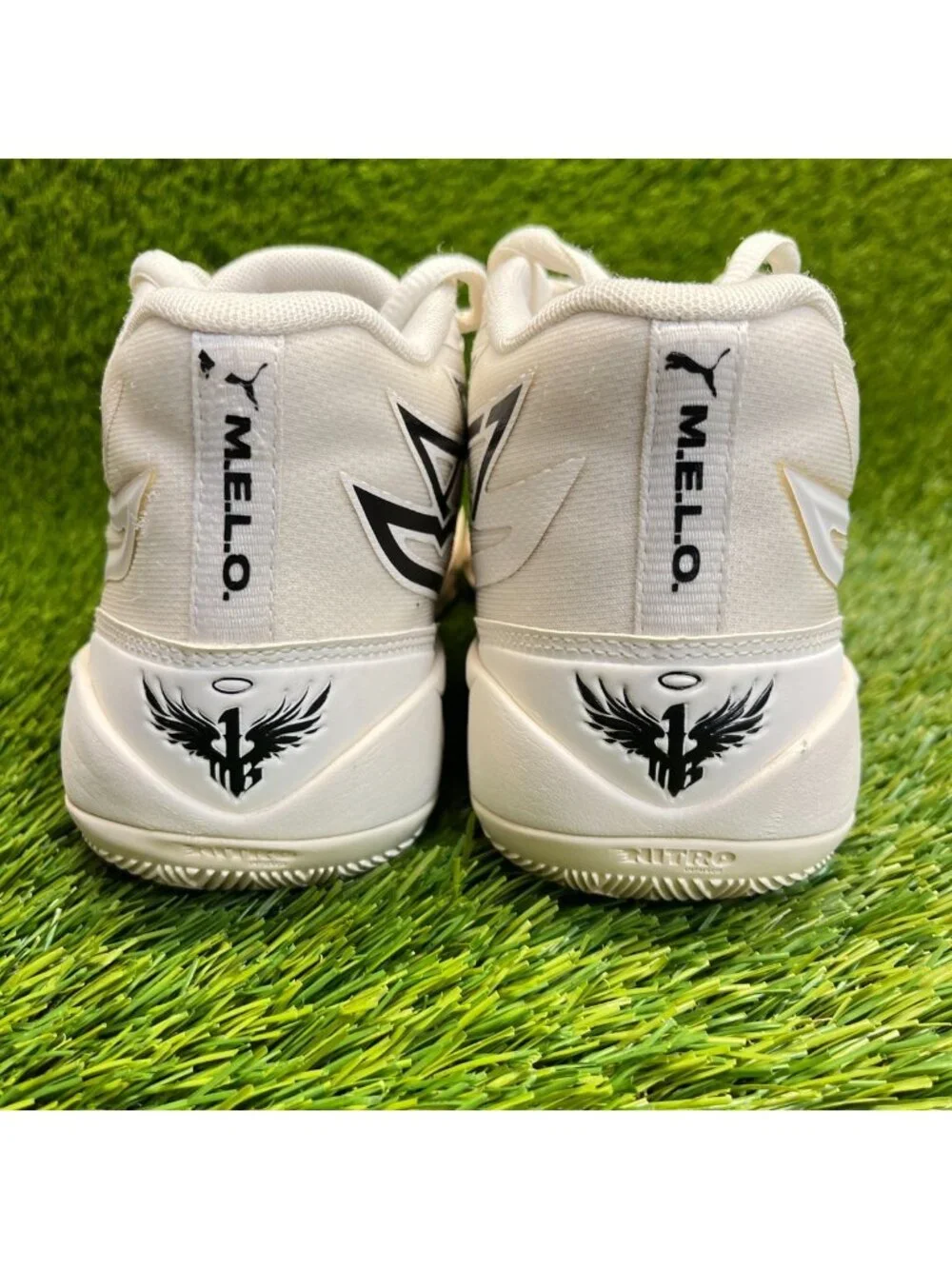 Puma MB.02 Whispers Boys Size 6.5Y Ivory Athletic Basketball Shoes Sneakers